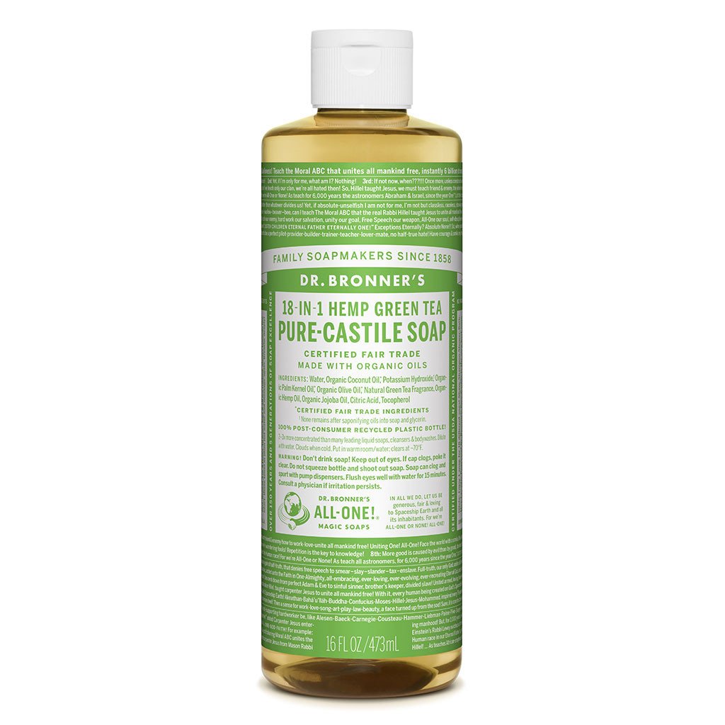 Dr. Bronner's Pure-Castile Liquid Soap Green Tea