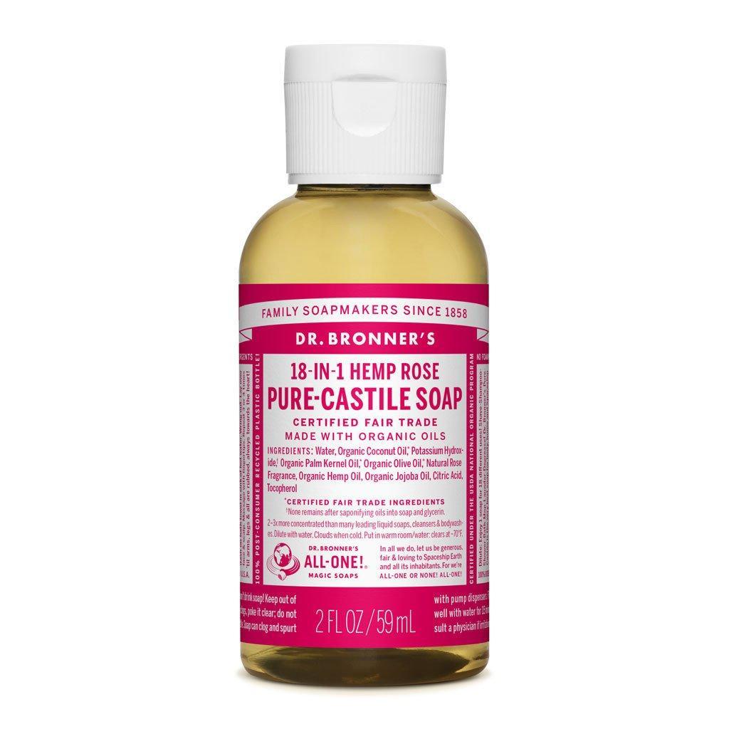 Dr. Bronner's Pure-Castile Liquid Soap Rose