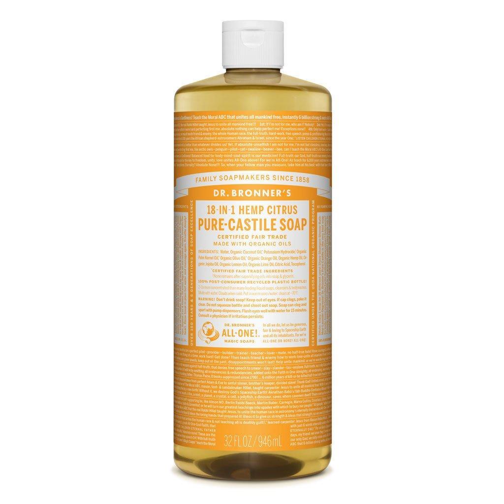 Dr. Bronner's Pure-Castile Liquid Soap Citrus