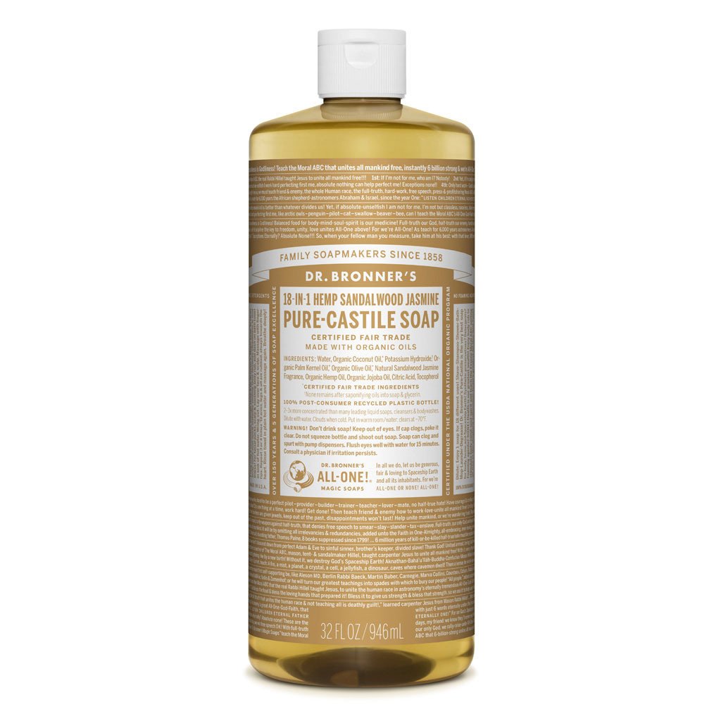 Dr. Bronner's Pure-Castile Liquid Soap Sandalwood Jasmine