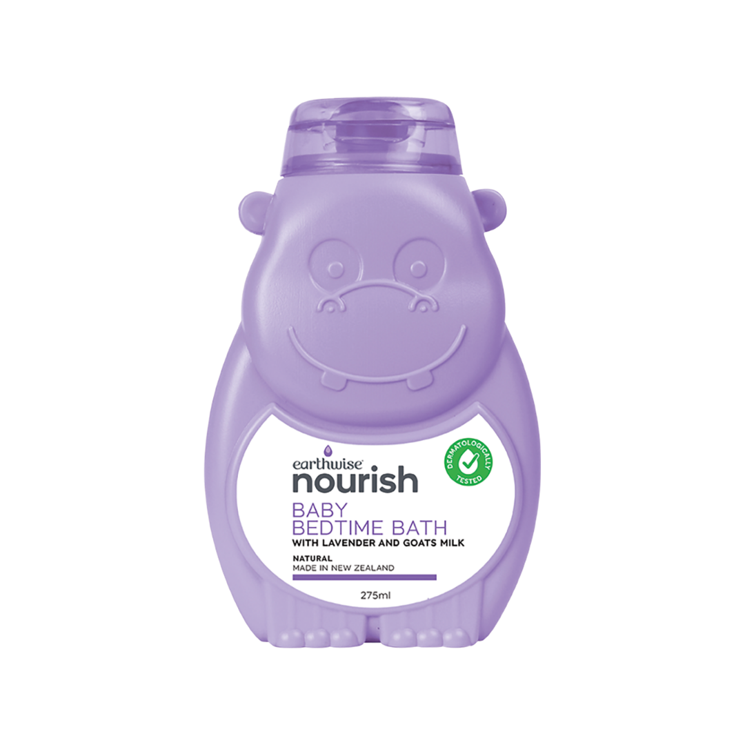 Earthwise Nourish Hippo Baby Bedtime Bath 275ml