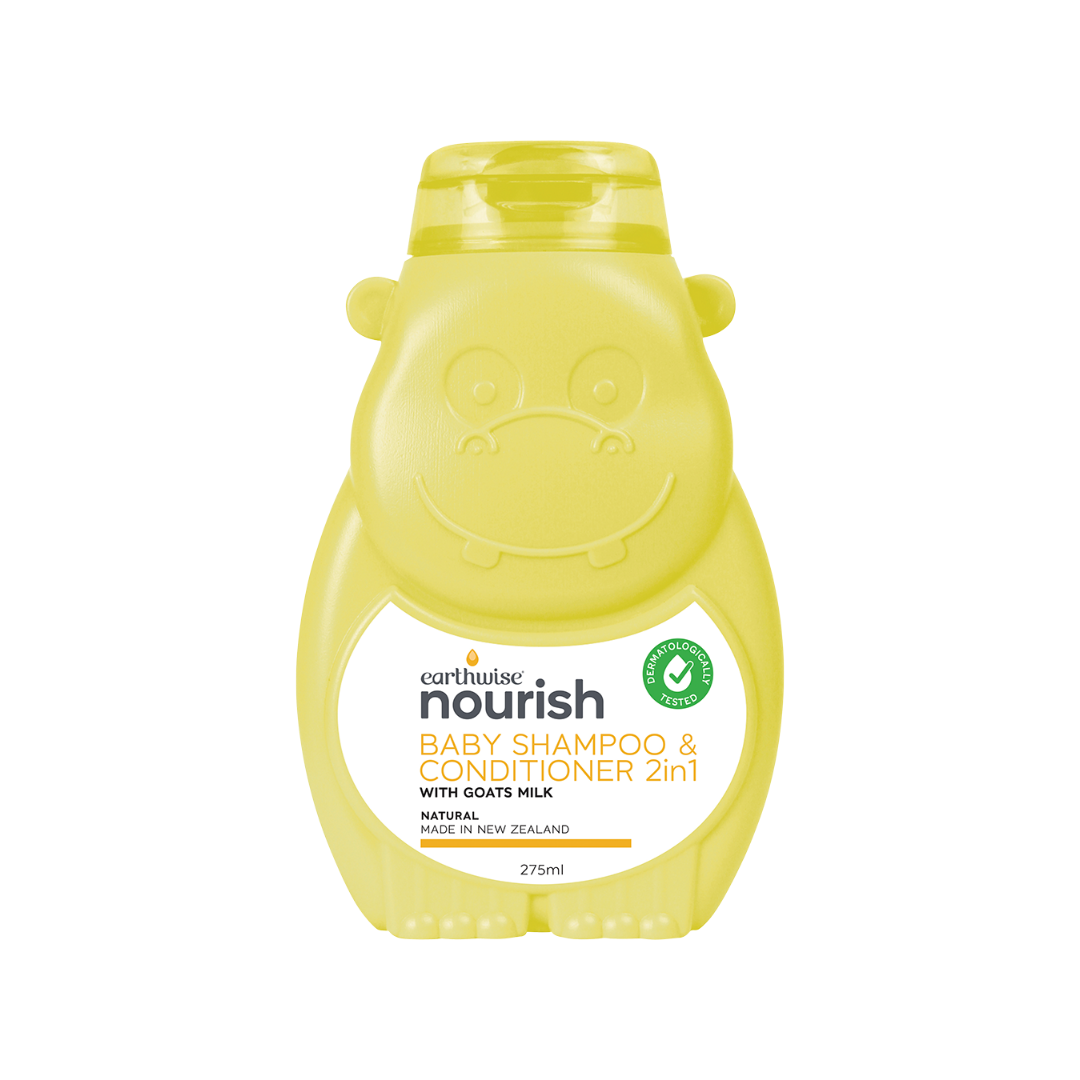 Earthwise Nourish Hippo Baby Shampoo & Conditioner 2in1 275ml