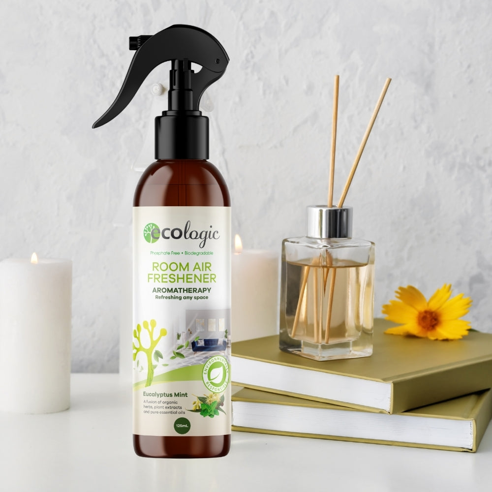 ECOLogic Eucalyptus Mint Room Air Freshener 125mL-The Living Co.