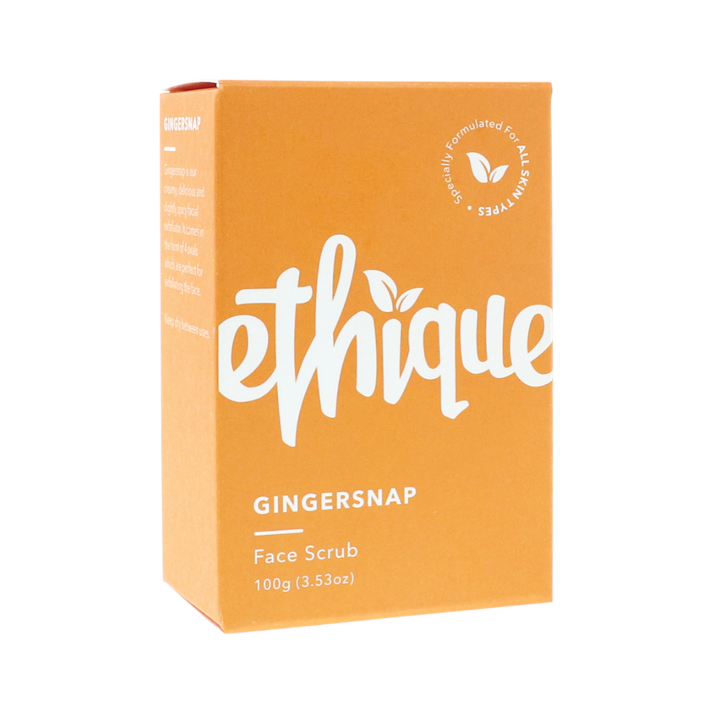 Ethique Solid Face Scrub Bar Gingersnap 100g