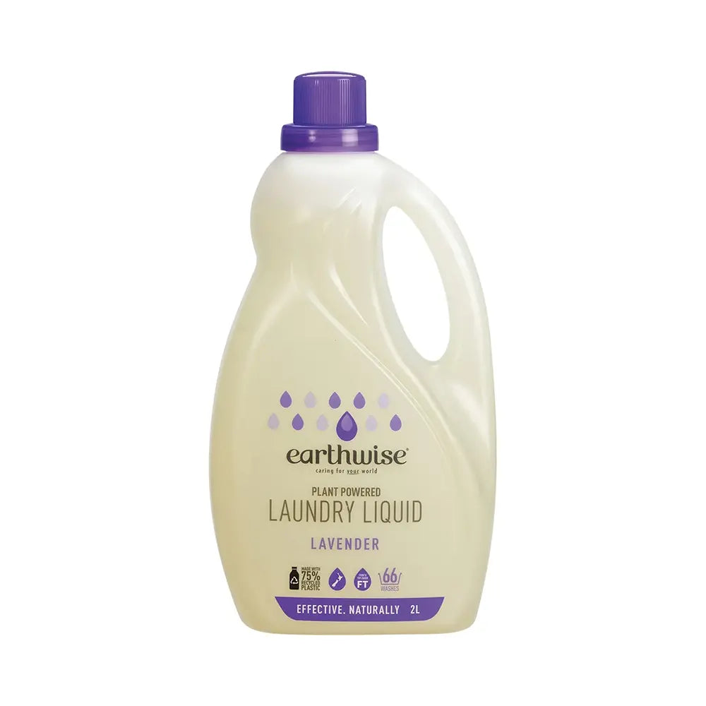 Earthwise Laundry Liquid Lavender 2L-The Living Co.