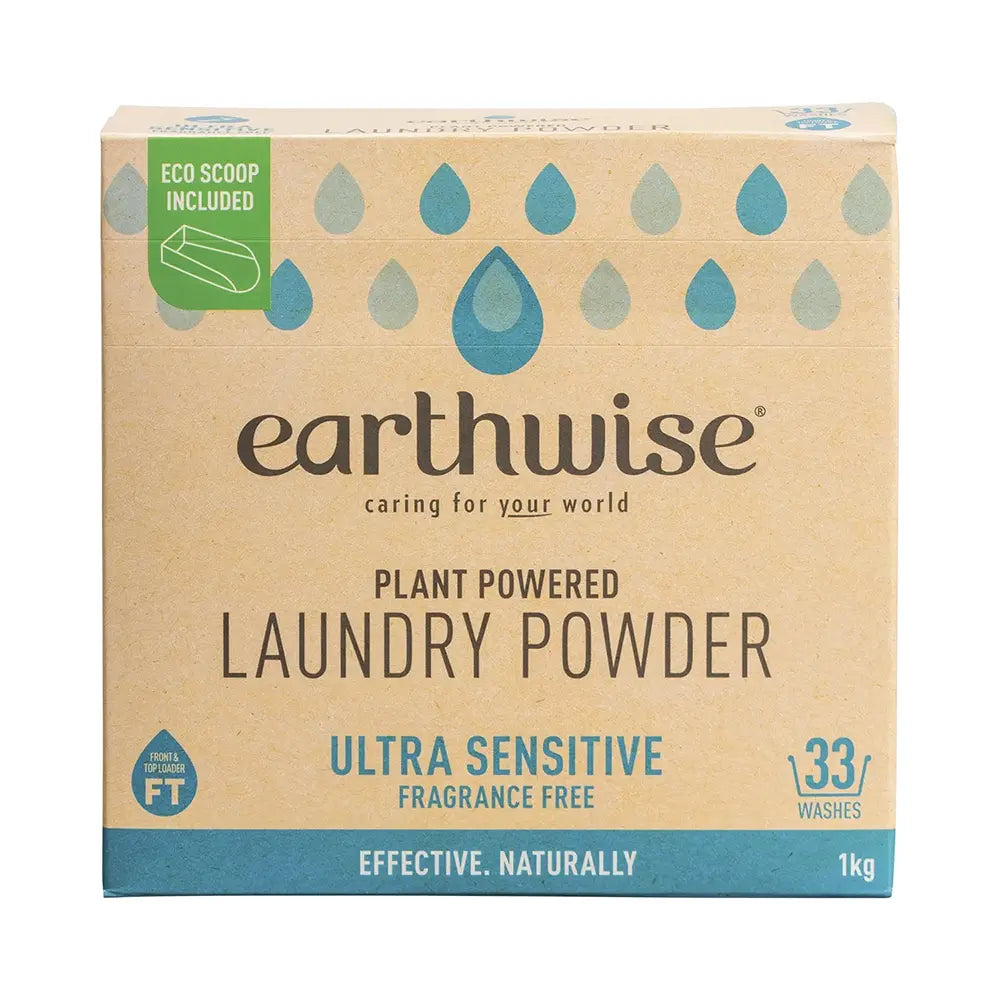 Earthwise Laundry Powder Ultra Sensitive 1kg-The Living Co.