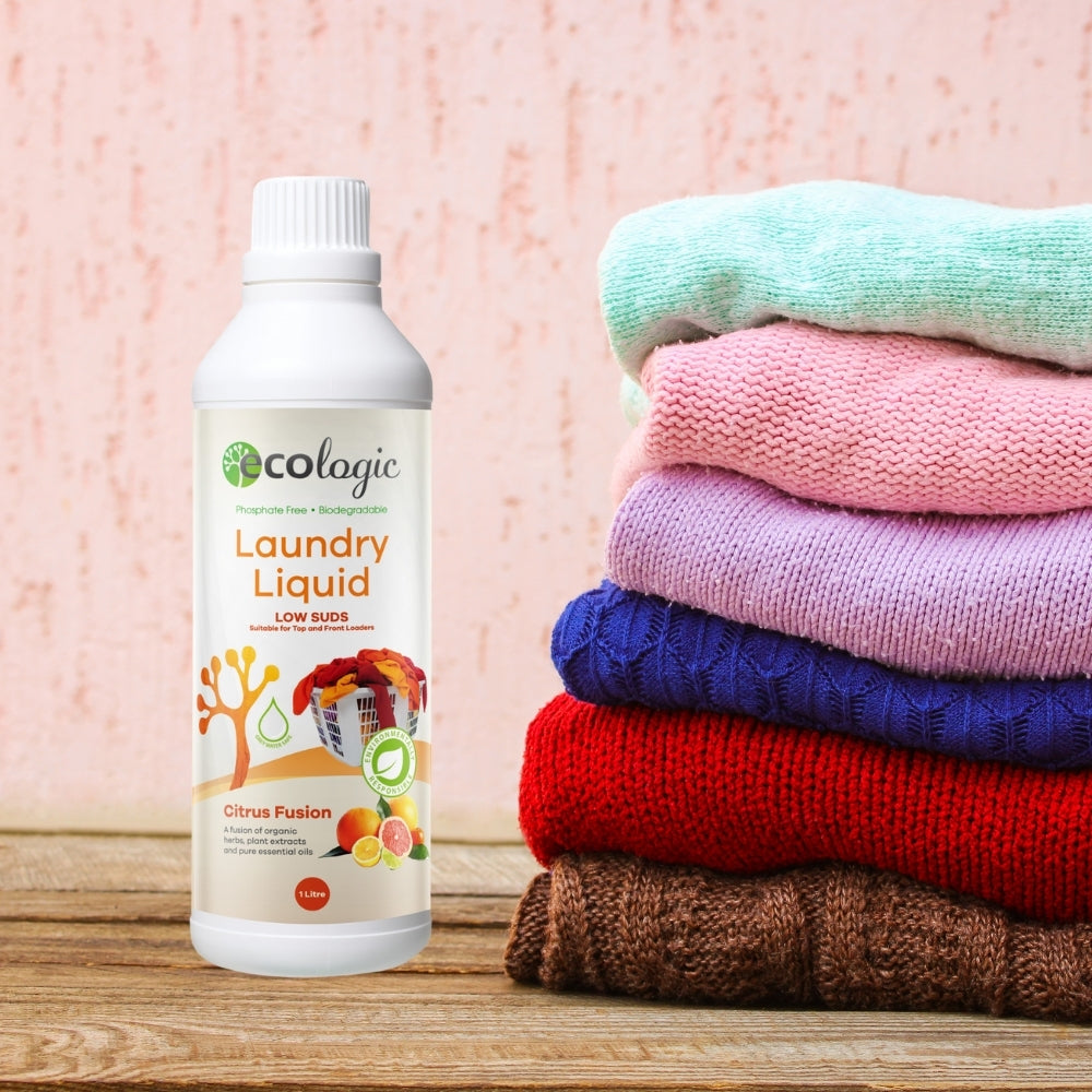 Ecologic Laundry Liquid Citrus Fusion 1L-The Living Co.