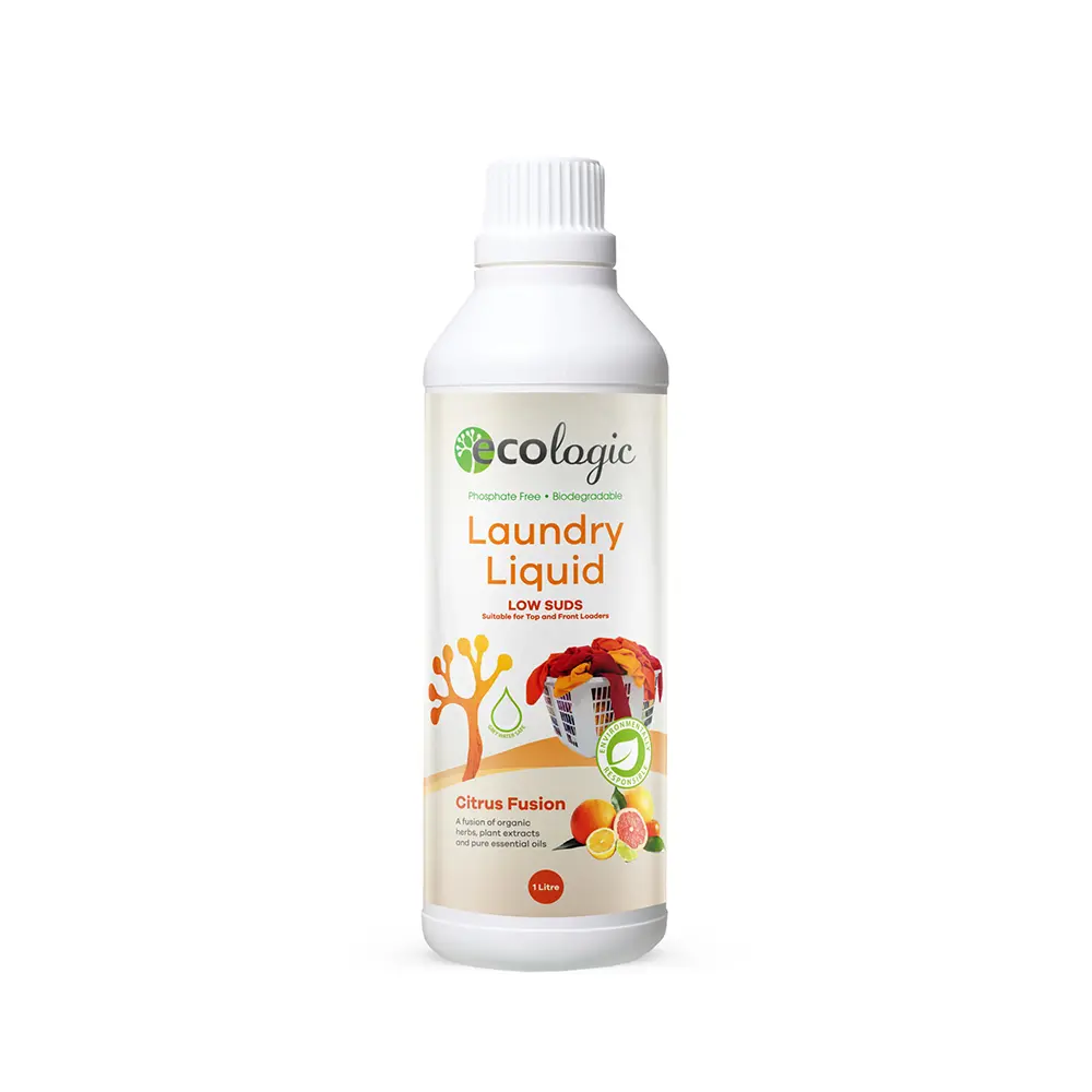 Ecologic Laundry Liquid Citrus Fusion 1L-The Living Co.
