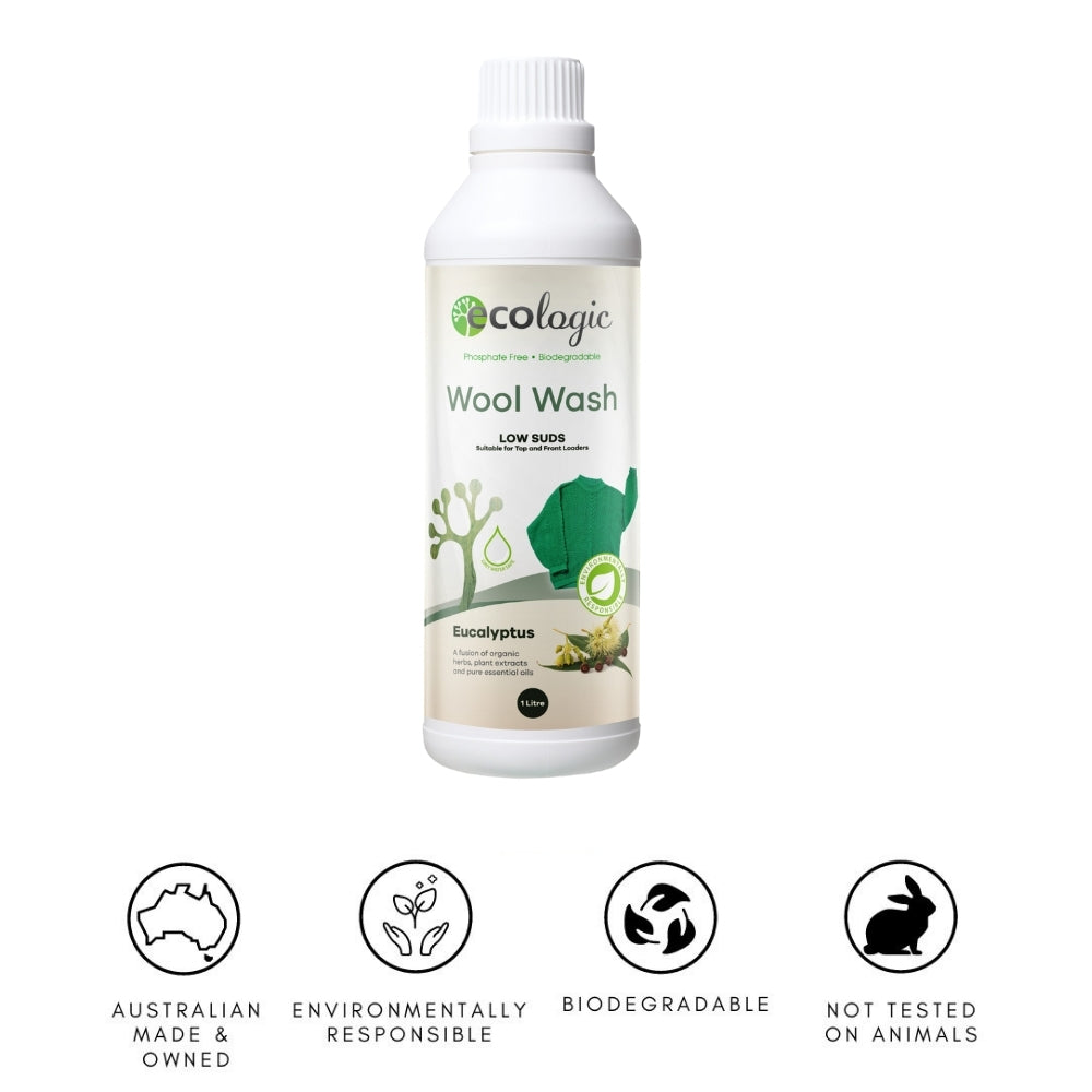 Ecologic Wool Wash Eucalyptus 1L
