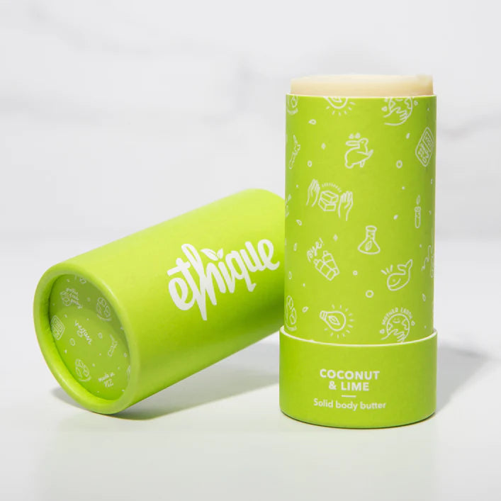 Ethique Solid Body Butter Tube Coconut & Lime 100g-The Living Co.