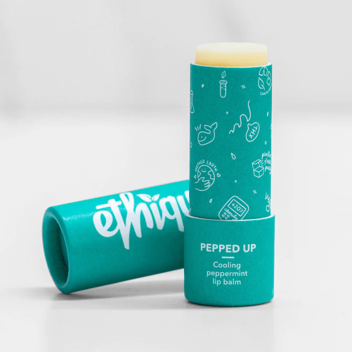 Ethique Lip Balm Pepped Up - Peppermint 9g-The Living Co.