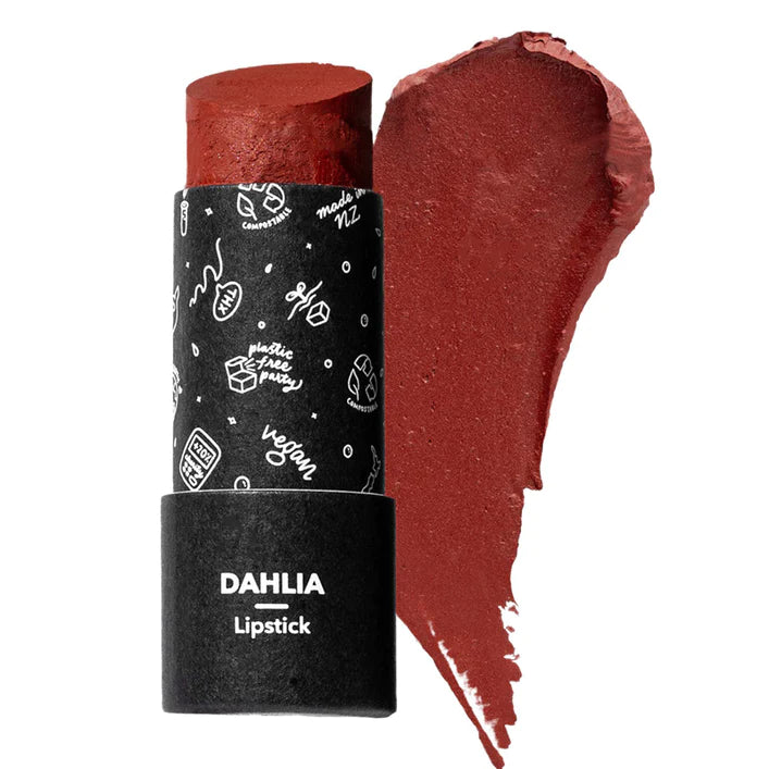 Ethique Lipstick Dahlia Terracotta brown (8g)-The Living Co.