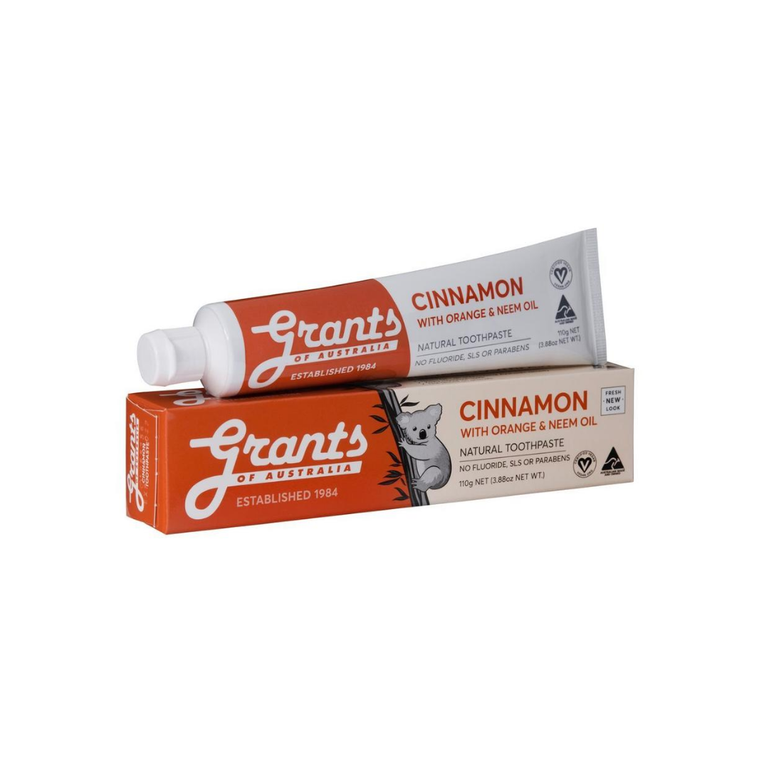 Grants Toothpaste - Cinnamon Zest-The Living Co.