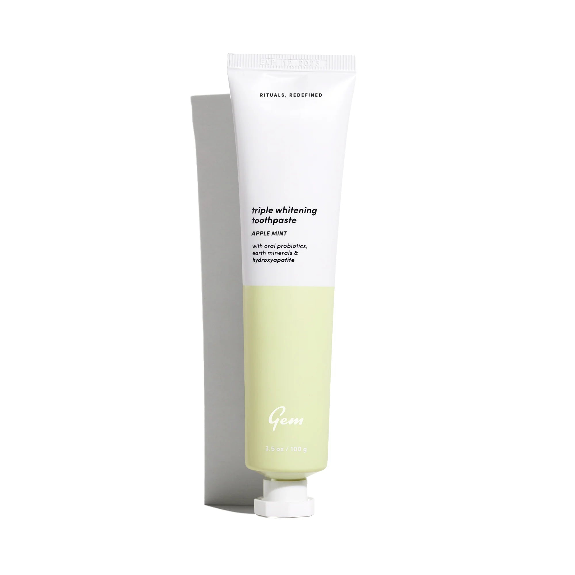 Gem Triple Whitening Toothpaste: Apple Mint