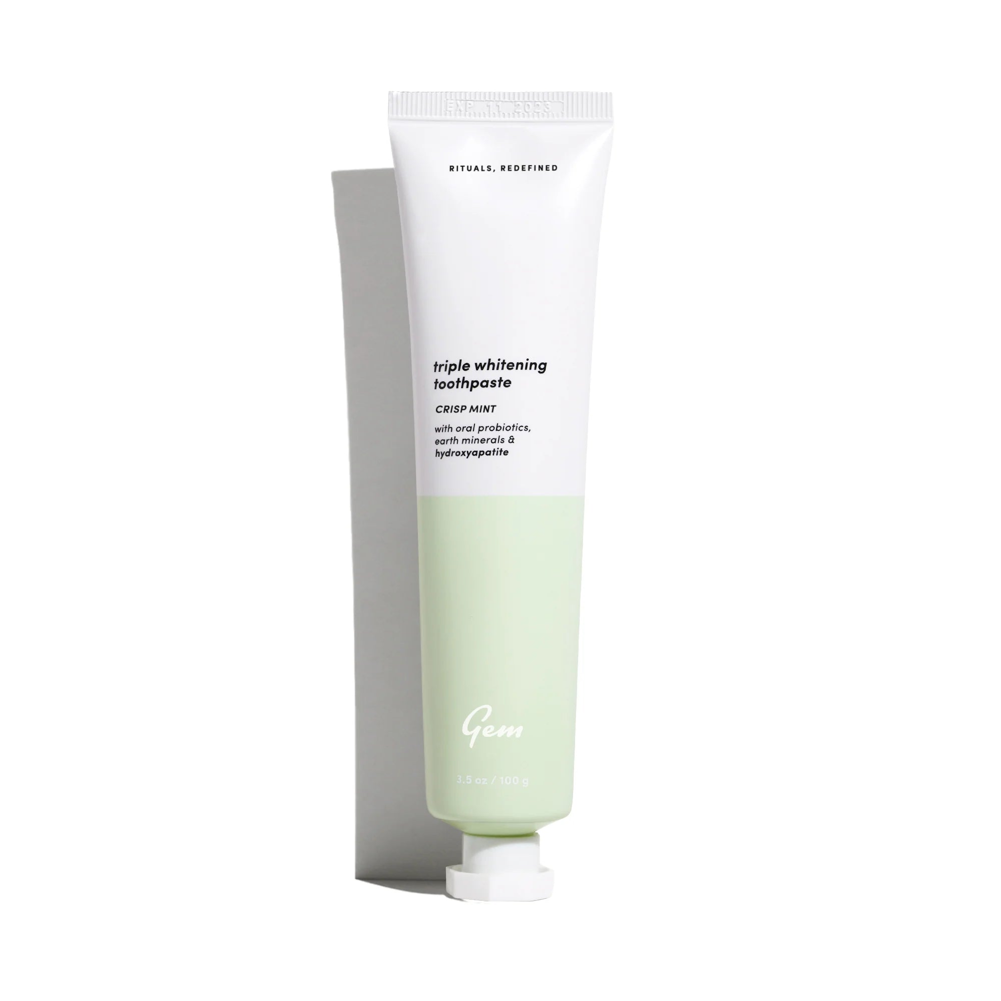 Gem Triple Whitening Toothpaste: Crisp Mint