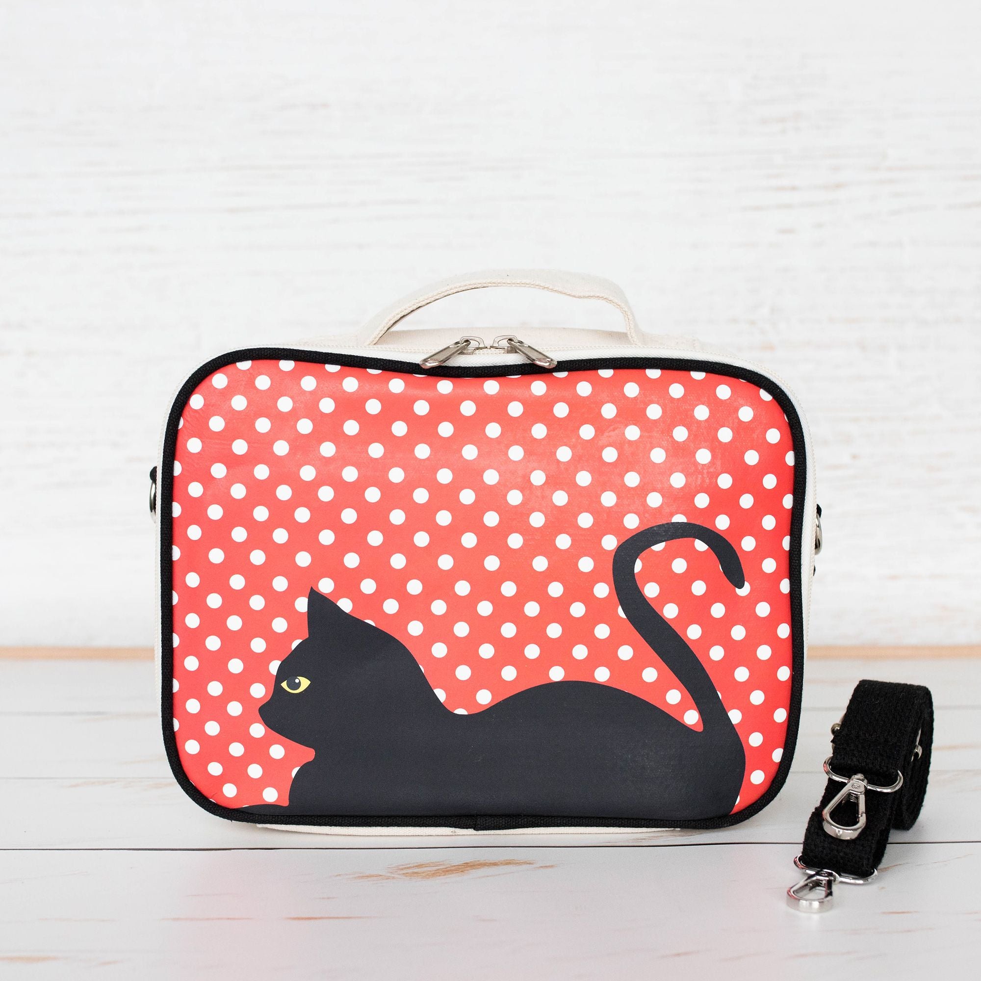 Green Essentials Organic Cotton Insulated Lunch Bag – Cat