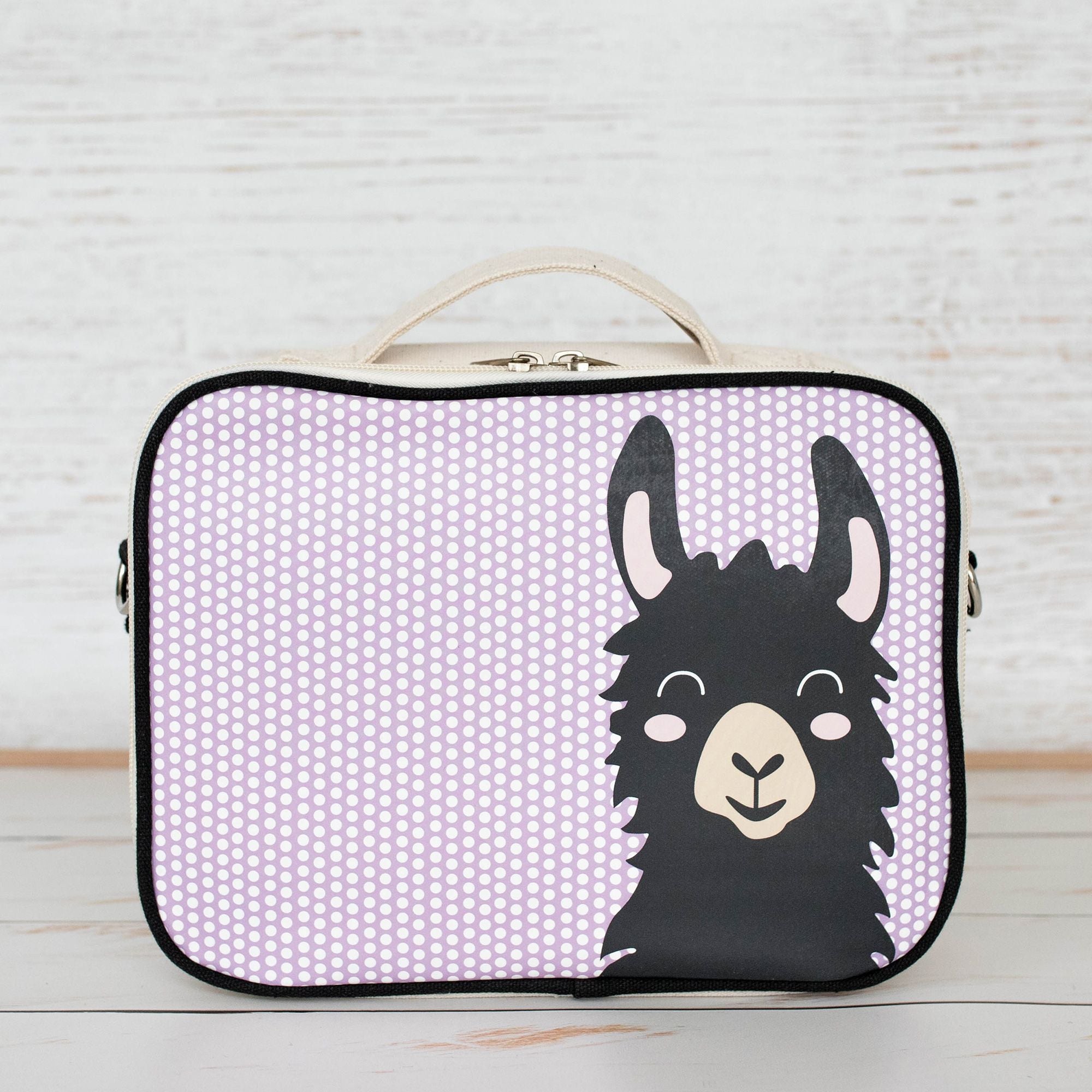 Green Essentials Organic Cotton Insulated Lunch Bag – Llama