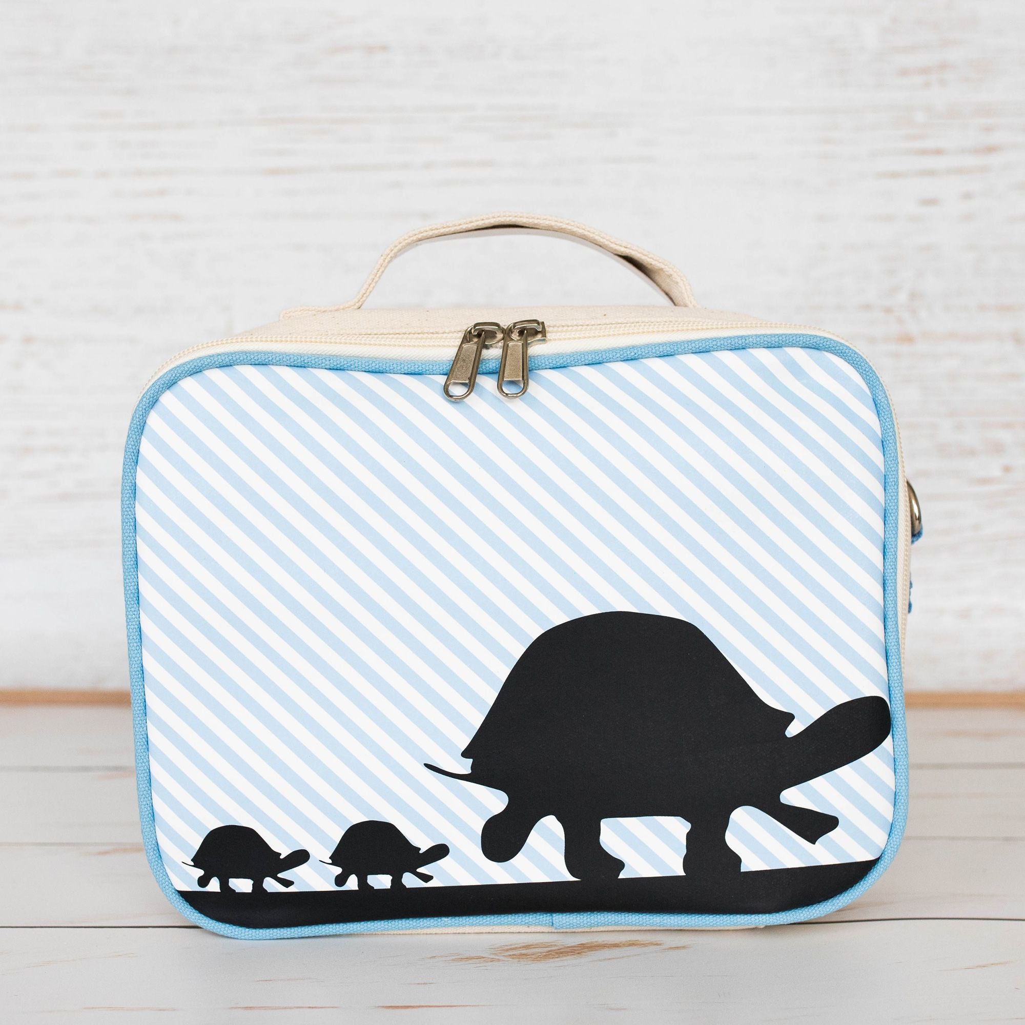 Green Essentials Organic Cotton Insulated Lunch Bag – Turtle-The Living Co.