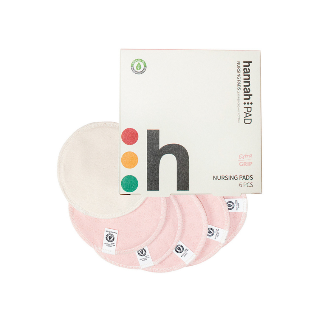 Hannah Nursing Pads Organic Cotton x 6 Pack