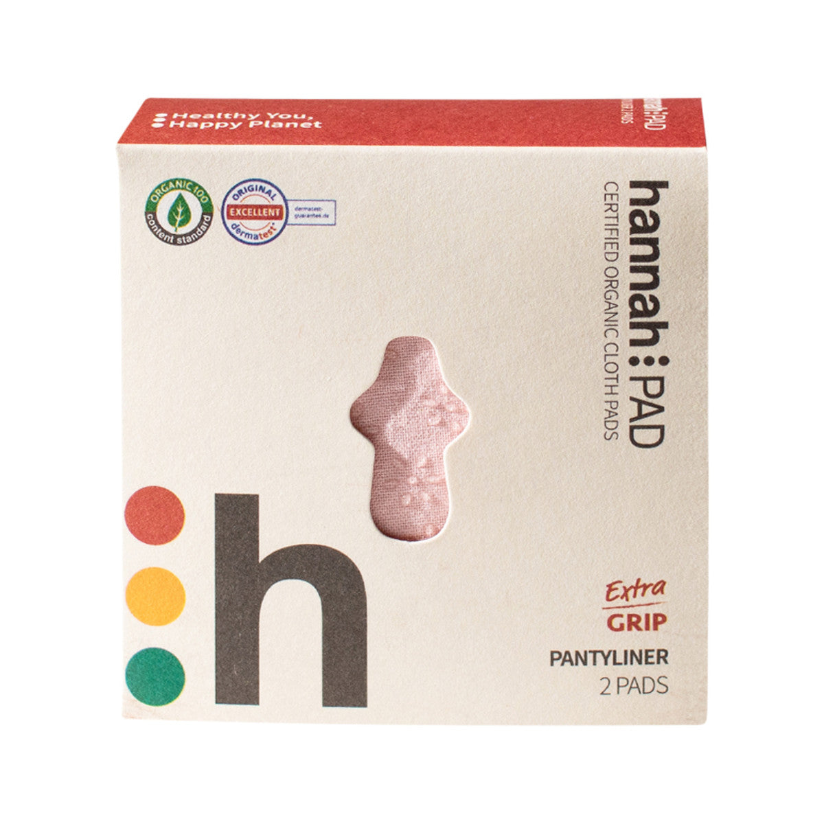 Hannahpad Organic Reusable Pads - 2 Pantyliners