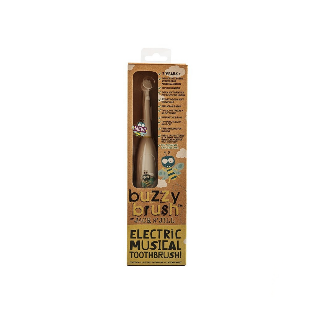 Jack n' Jill Electric Musical Toothbrush Buzzy Brush {VERSION 2}-The Living Co.