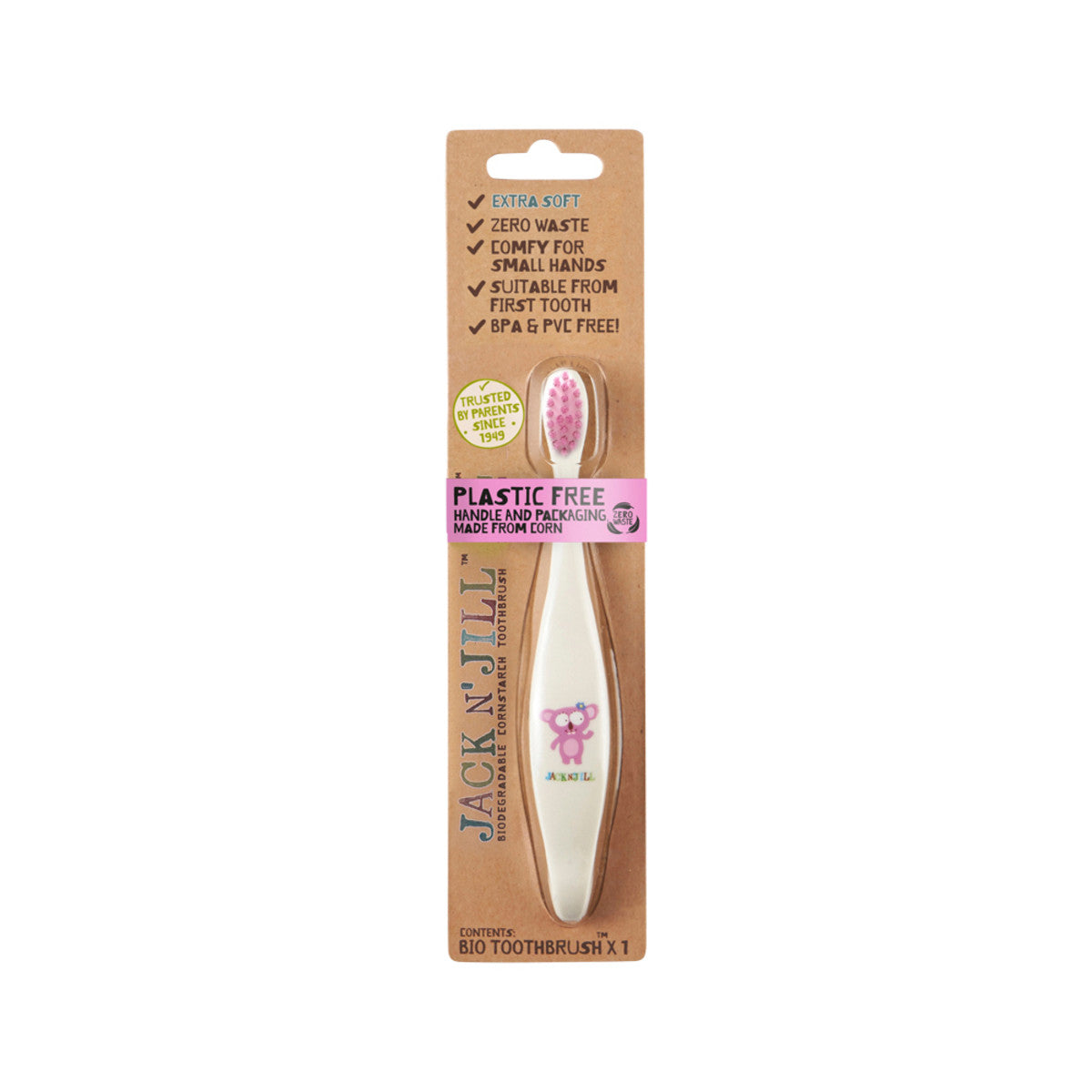 Jack n' Jill Toothbrush - Children Koala (Biodegradable)
