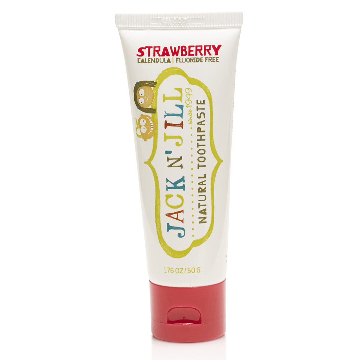 Jack n' Jill Toothpaste (Fluoride Free) Strawberry 50g-The Living Co.
