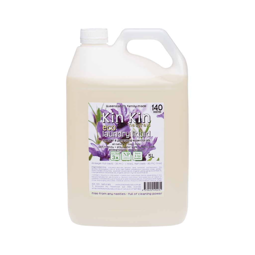 Kin Kin Naturals Laundry Liquid - Lavender & Ylang Ylang 5L