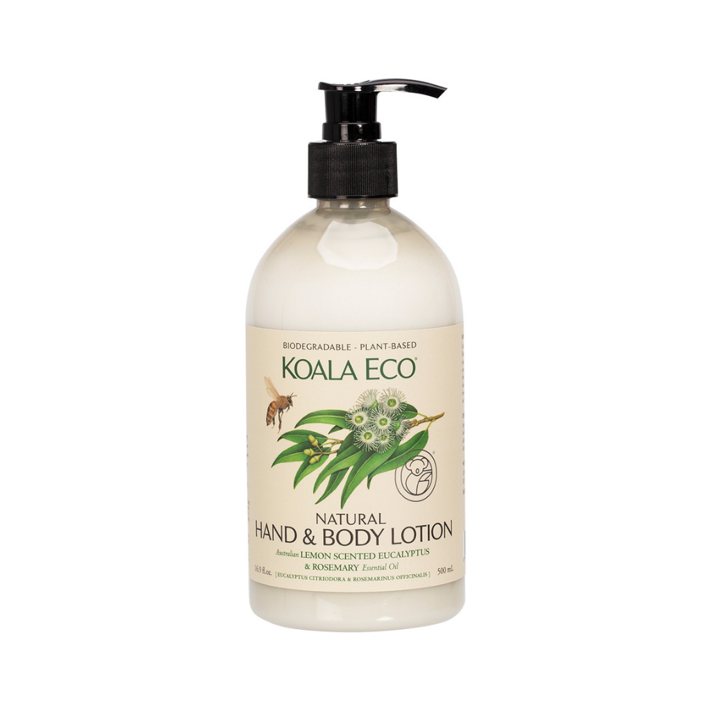 Koala Eco Hand & Body Lotion Lemon Scented, Eucalyptus & Rosemary 500ml