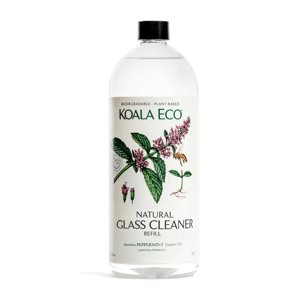 Koala Eco Glass Cleaner 100% Peppermint Essential Oil-The Living Co.