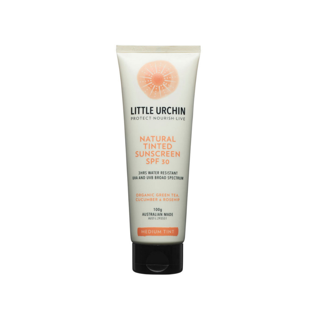 Little Urchin Natural Tinted Sunscreen SPF 30 100g-The Living Co.