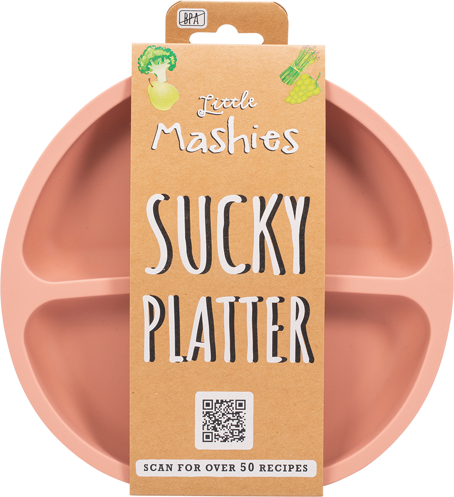Little Mashies Silicone Sucky Platter Plate