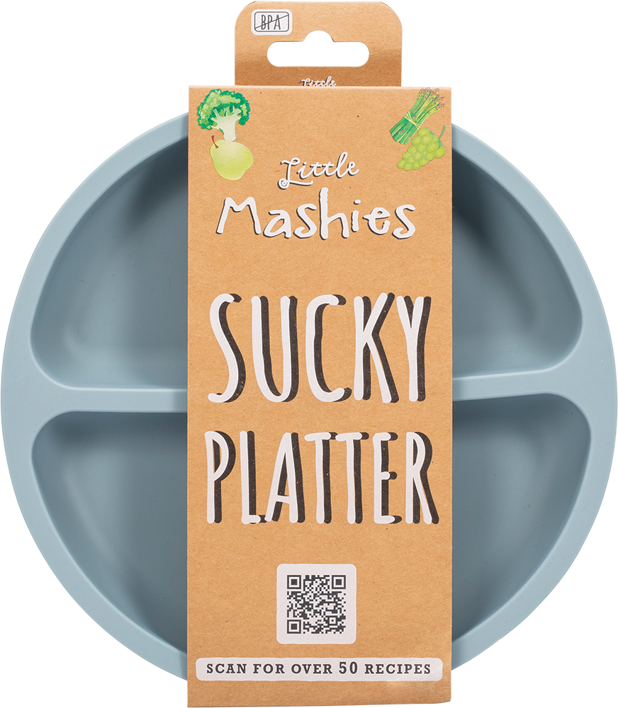 Little Mashies Silicone Sucky Platter Plate