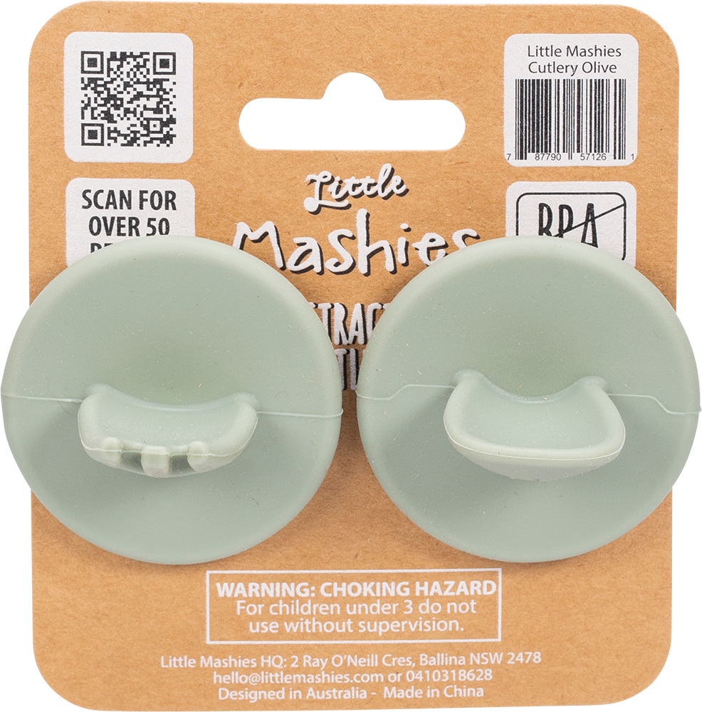 Little Mashies Silicone Distractor Cutlery