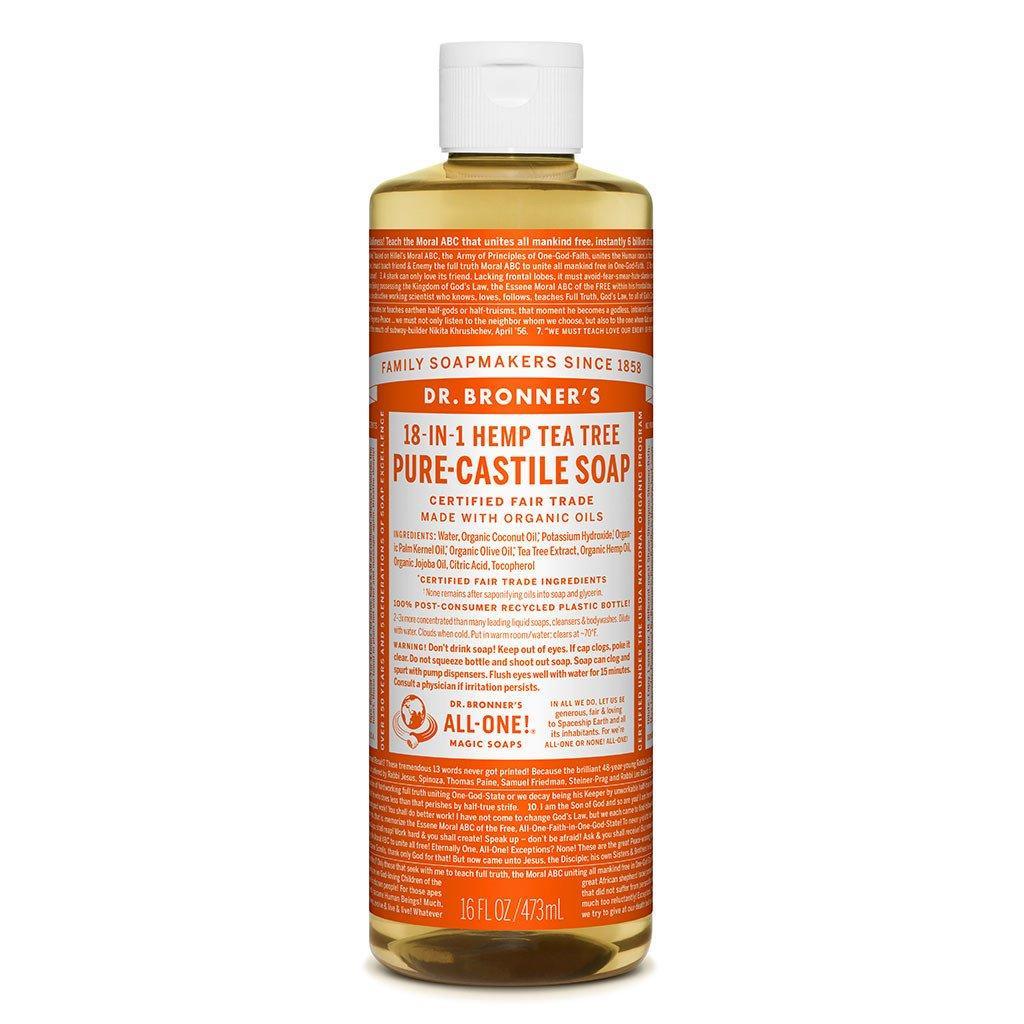Dr. Bronner's Pure-Castile Liquid Soap Tea Tree