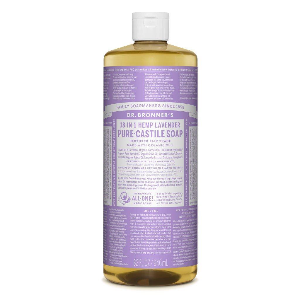 Dr. Bronner's Pure-Castile Liquid Soap Lavender