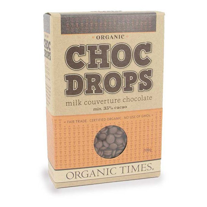 Organic Times Milk Chocolate Drops-The Living Co.