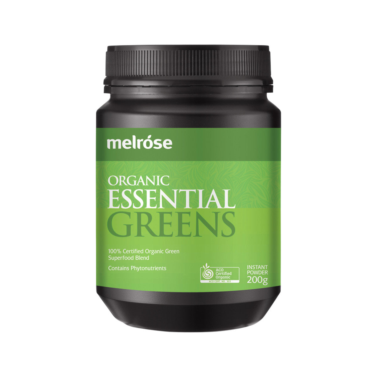 Melrose Organic Essential Greens Powder 200g-The Living Co.
