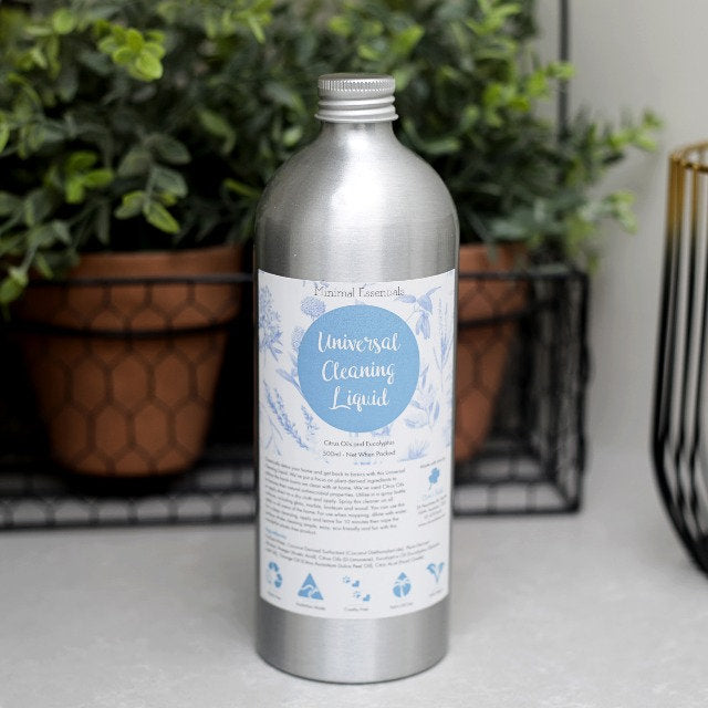 Minimal Essentials Universal Cleaning Liquid 500ml-The Living Co.