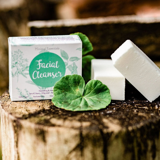 Minimal Essentials Facial Cleansing Bar 2 x 75g bars