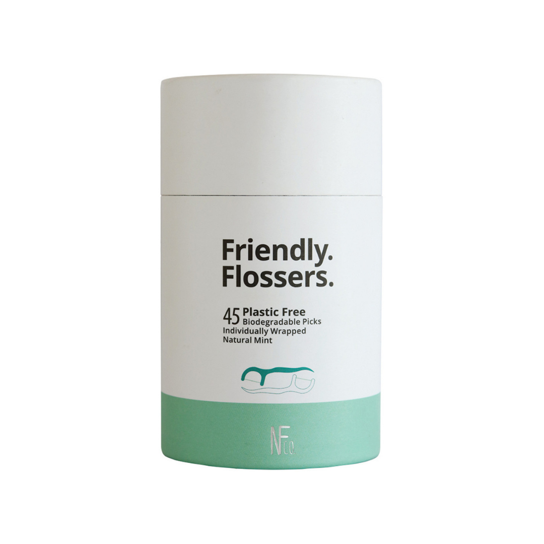 Nfco Friendly Flossers Biodegradable Picks x 45 Pack