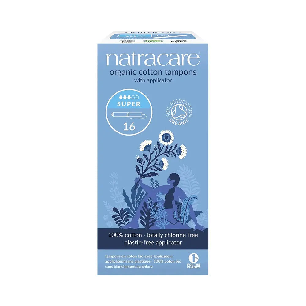Natracare Super Tampons with Applicator 16pk