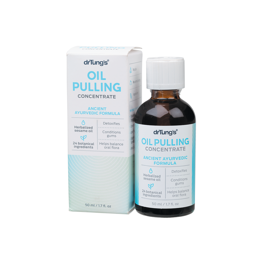 Dr Tung's Oil Pulling Concentrate Ancient Ayurvedic Formula 50ml-The Living Co.