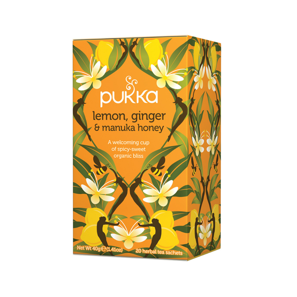 Pukka Lemongrass & Ginger x 20 Tea Bags-The Living Co.