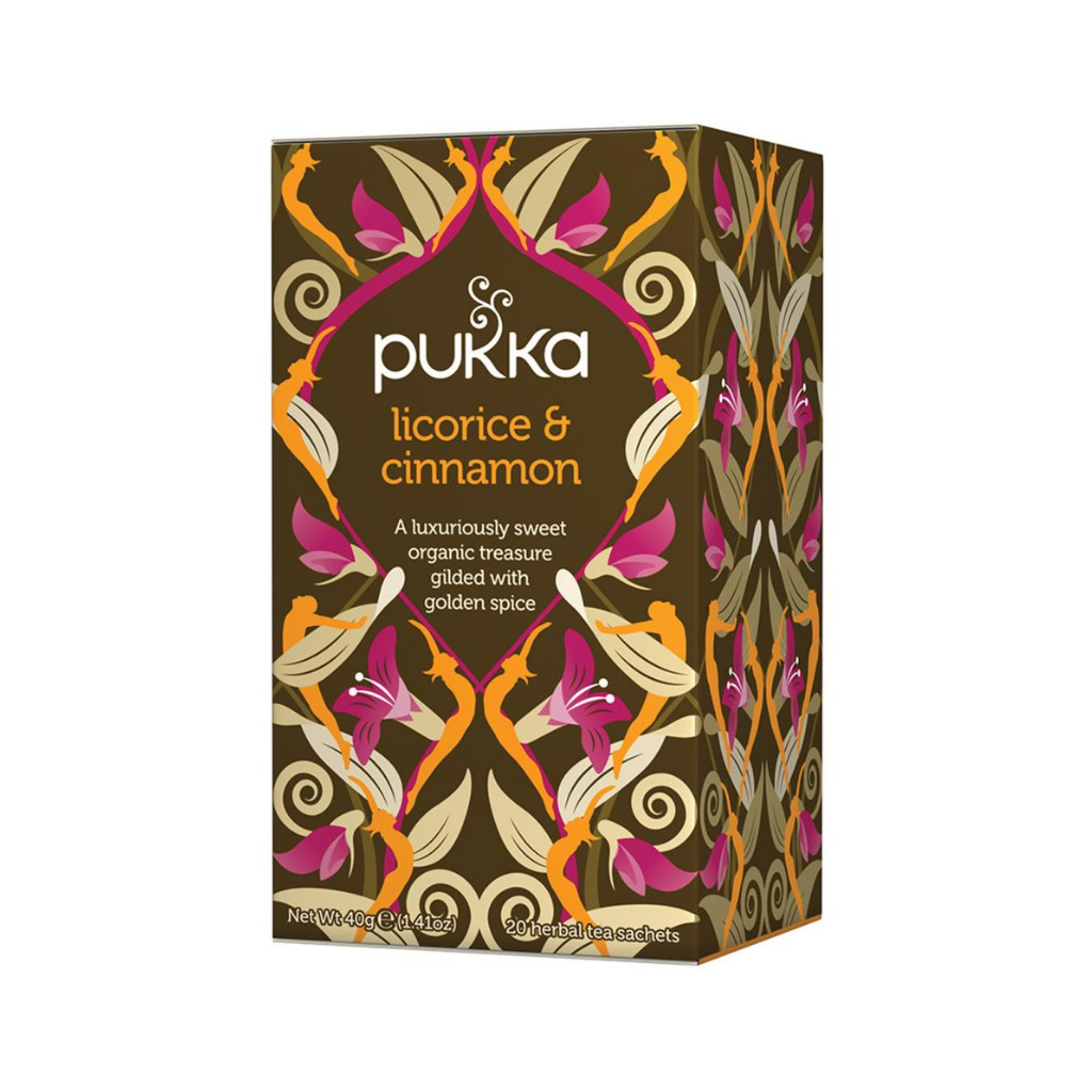Pukka Licorice & Cinnamon x 20 Tea Bags-The Living Co.