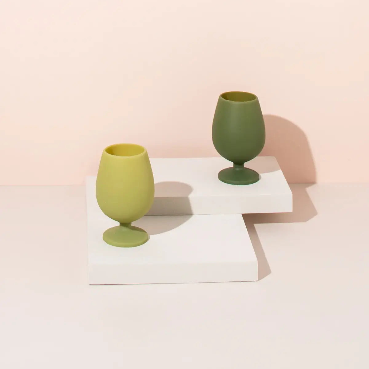 Porter Green Stemm | Unbreakable Silicone Wine Glass | Stirling-The Living Co.