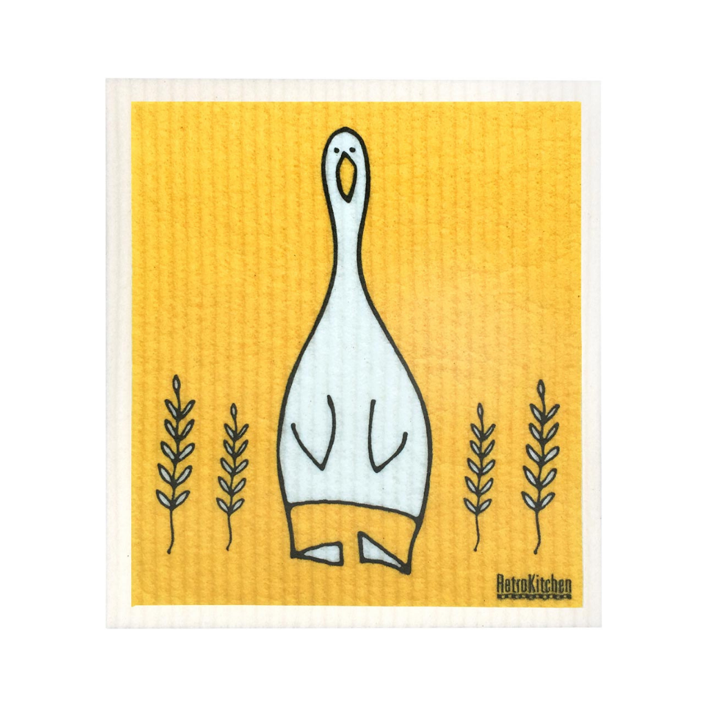 RetroKitchen Sponge Cloth - 100% Biodegradable-The Living Co.