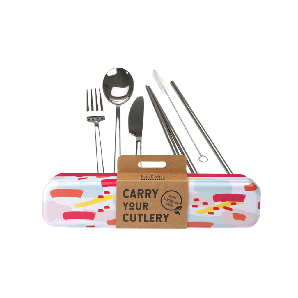 RetroKitchen Carry Your Cutlery - Colour Splash