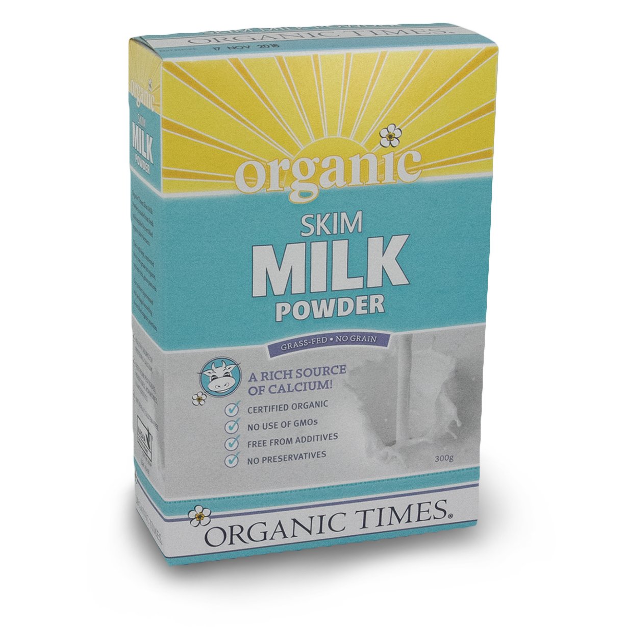 Organic Times Skim Milk Powder 300g-The Living Co.