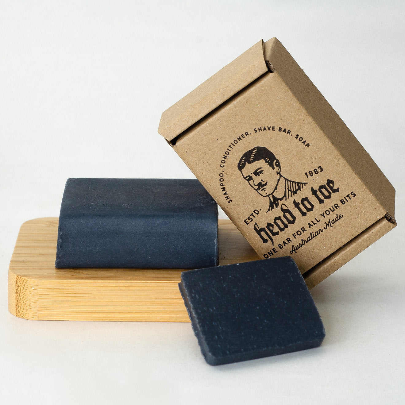 Shampoo With A Purpose Head To Toe Bar (Shampoo + All-In-One Bar)-The Living Co.